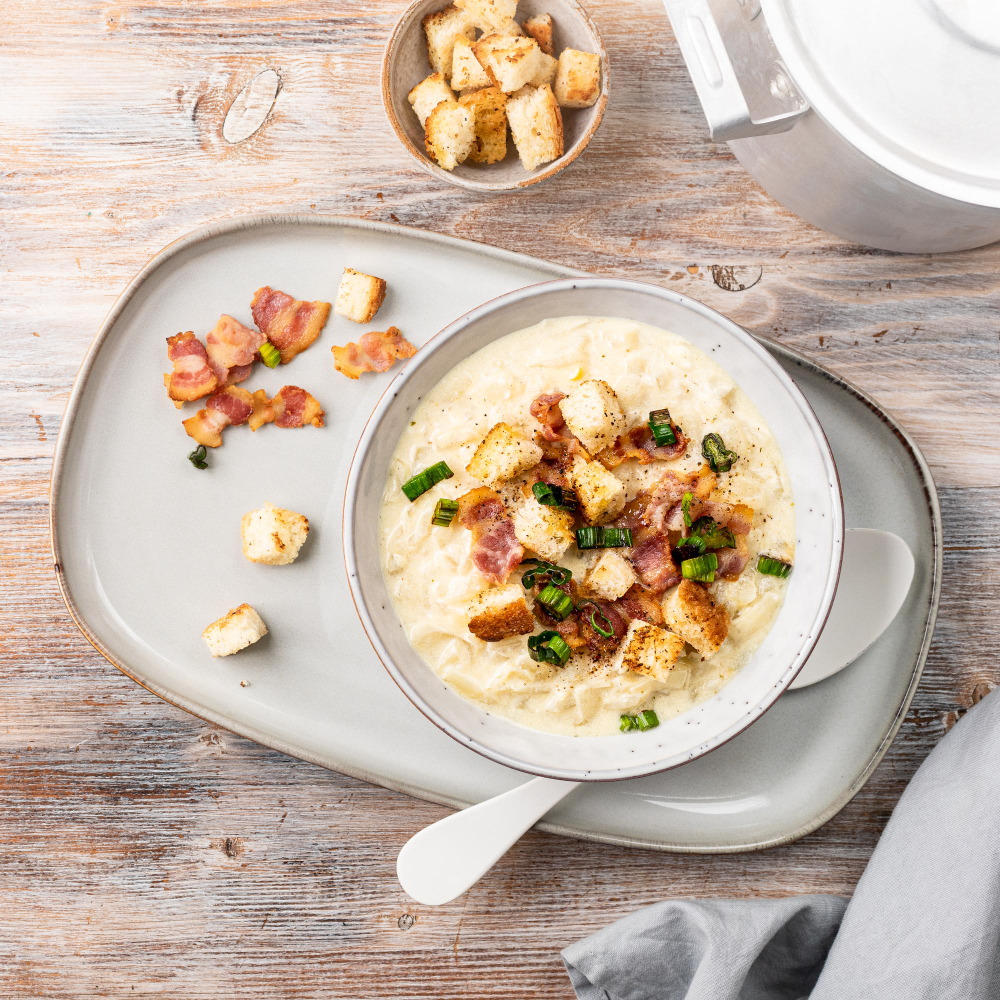 7 etapas para preparar um Bacon Mac and Cheese cremoso