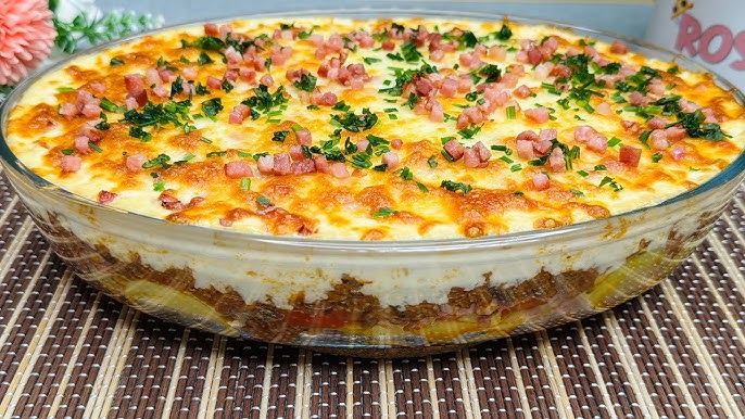 4 passos para preparar uma Torta de Carne com Batata suculenta e irresistível