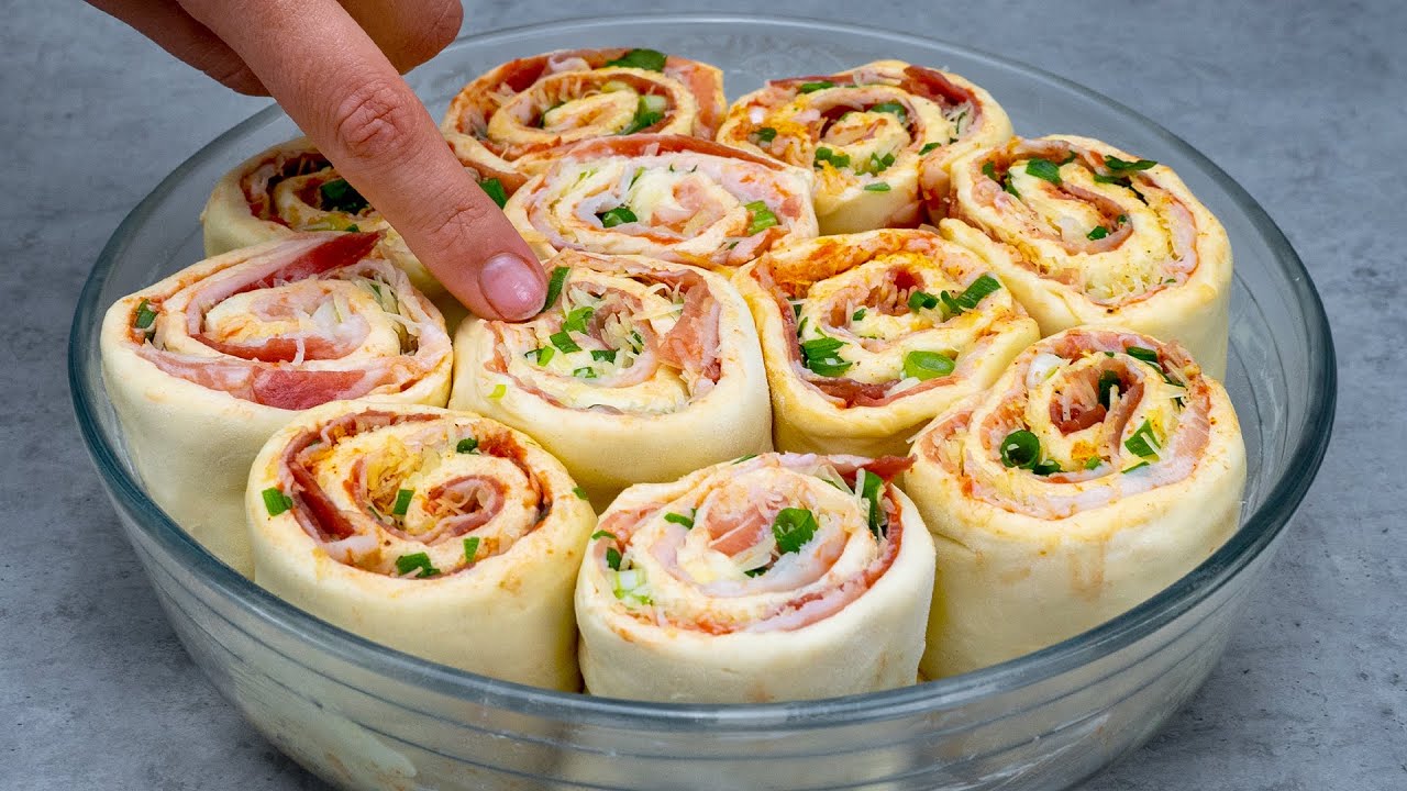 Torta Rolinho de Pizza